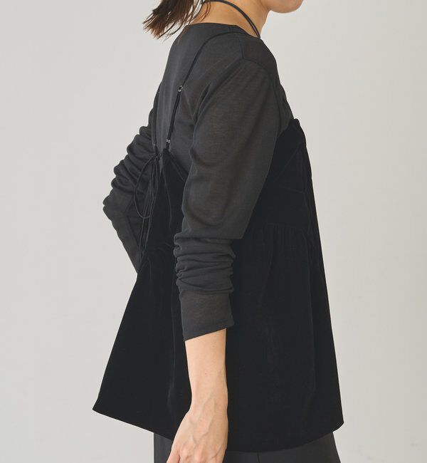  「ベルベットキャミブラウス」|シャツ・ブラウス|