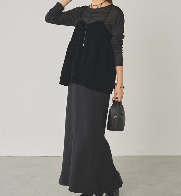  「ベルベットキャミブラウス」|シャツ・ブラウス|