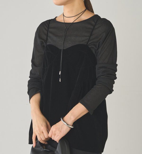  「ベルベットキャミブラウス」|シャツ・ブラウス|