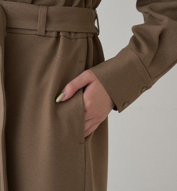  「タックVベルトワンピース」|ワンピース|