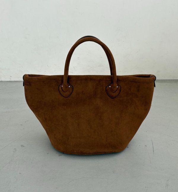  「【大容量】スエード台形トート」|トートバッグ|