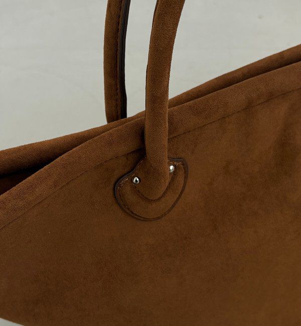  「【大容量】スエード台形トート」|トートバッグ|