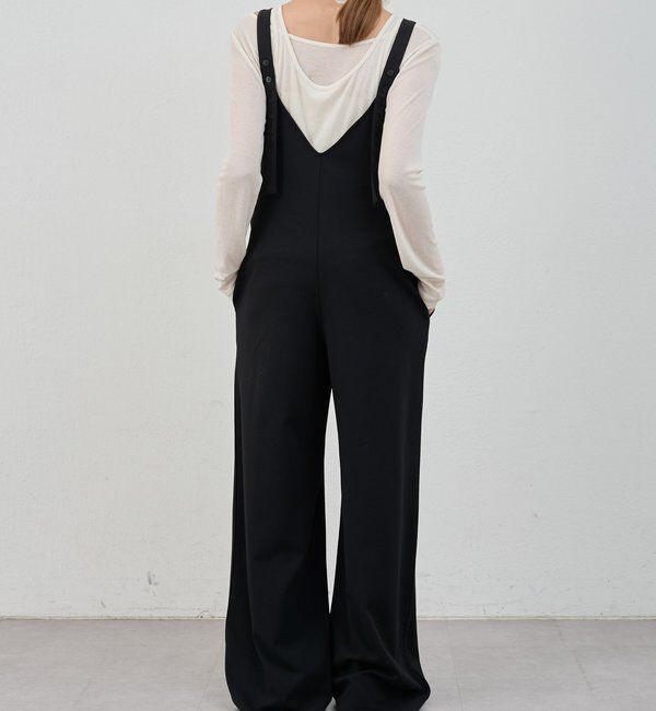  「《累計1.5万枚突破！》《全骨格細見え》カットジョーゼットキャミサロペット」|オールインワン|