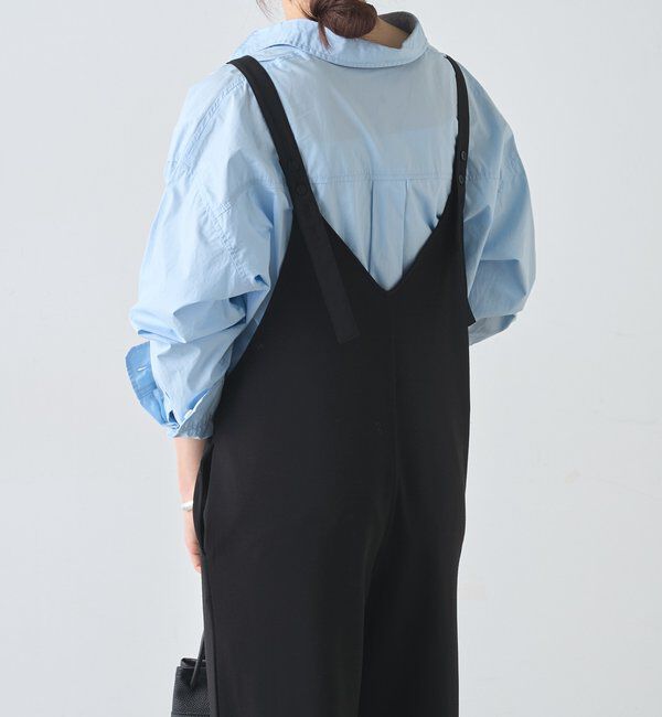  「《累計1.5万枚突破！》《全骨格細見え》カットジョーゼットキャミサロペット」|オールインワン|