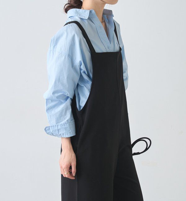  「《累計1.5万枚突破！》《全骨格細見え》カットジョーゼットキャミサロペット」|オールインワン|