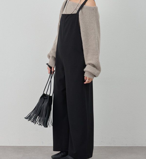  「《累計1.5万枚突破！》《全骨格細見え》カットジョーゼットキャミサロペット」|オールインワン|