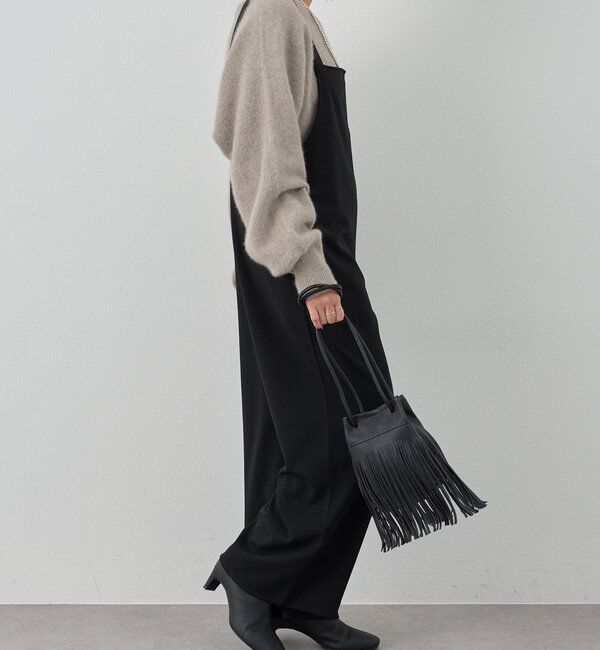  「《累計1.5万枚突破！》《全骨格細見え》カットジョーゼットキャミサロペット」|オールインワン|