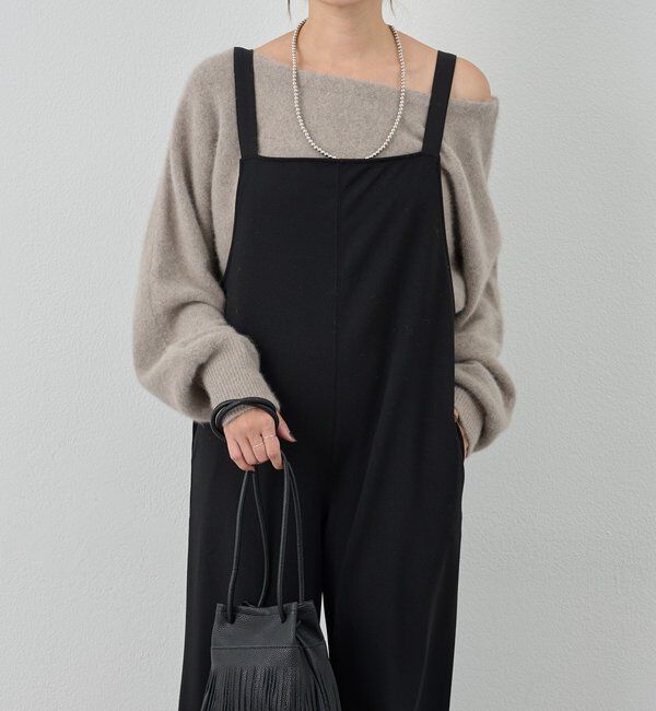  「《累計1.5万枚突破！》《全骨格細見え》カットジョーゼットキャミサロペット」|オールインワン|