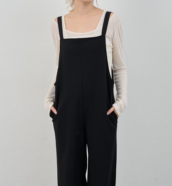  「《累計1.5万枚突破！》《全骨格細見え》カットジョーゼットキャミサロペット」|オールインワン|