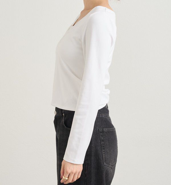  「フロントホックロンtee」|Tシャツ・カットソー|