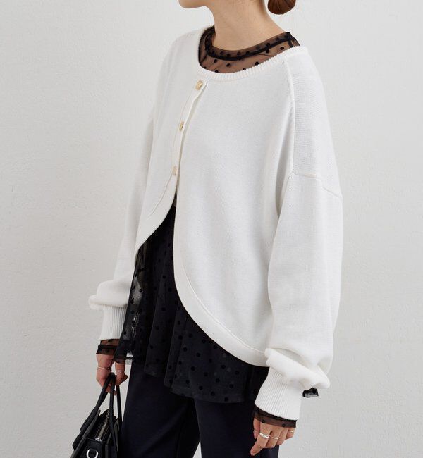  「【26SS予約】ドットチュールブラウス」|シャツ・ブラウス|