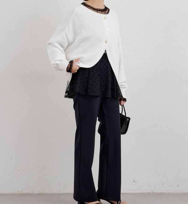  「【26SS予約】ドットチュールブラウス」|シャツ・ブラウス|