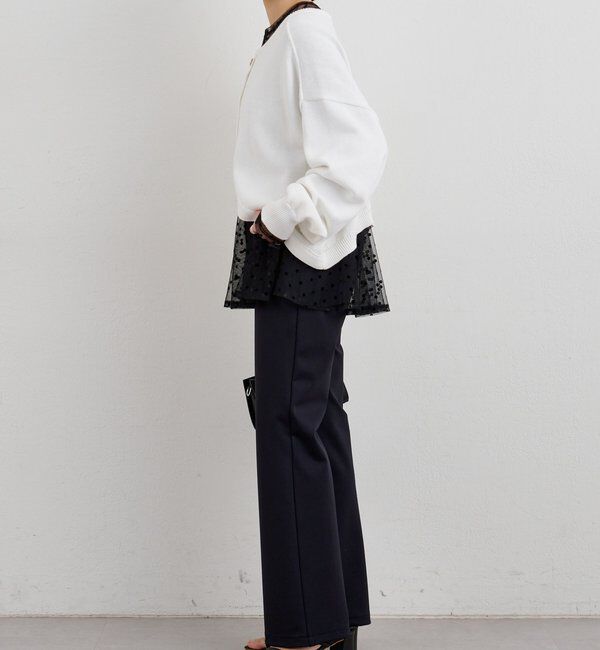  「【26SS予約】ドットチュールブラウス」|シャツ・ブラウス|