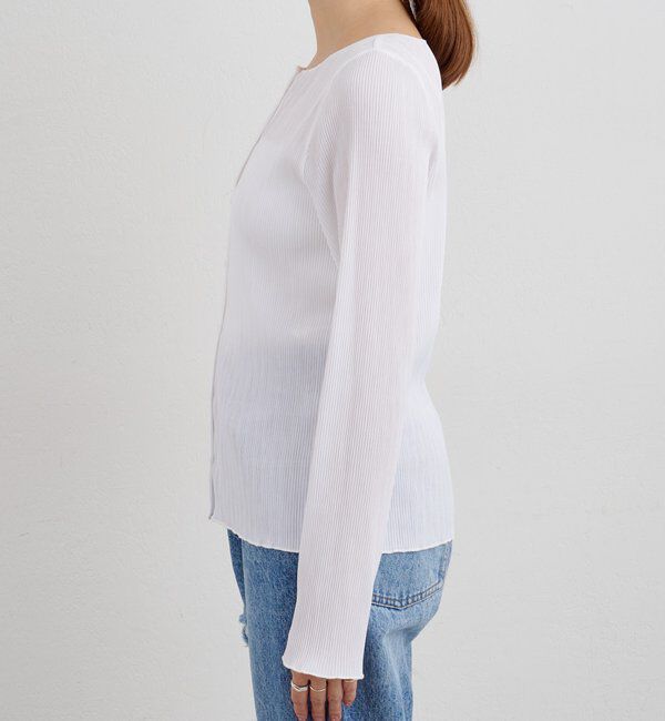  「【26SS予約】プリーツカーディガン」|シャツ・ブラウス|