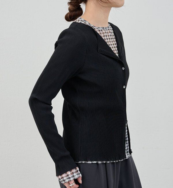  「【26SS予約】プリーツカーディガン」|シャツ・ブラウス|