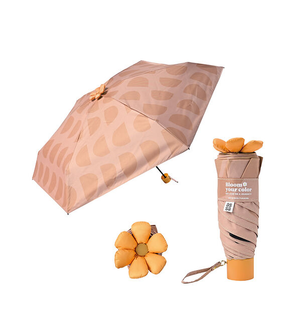 collex「Ohana Parasol 折りたたみ日傘 MOON【assa】」|傘|ブラウン