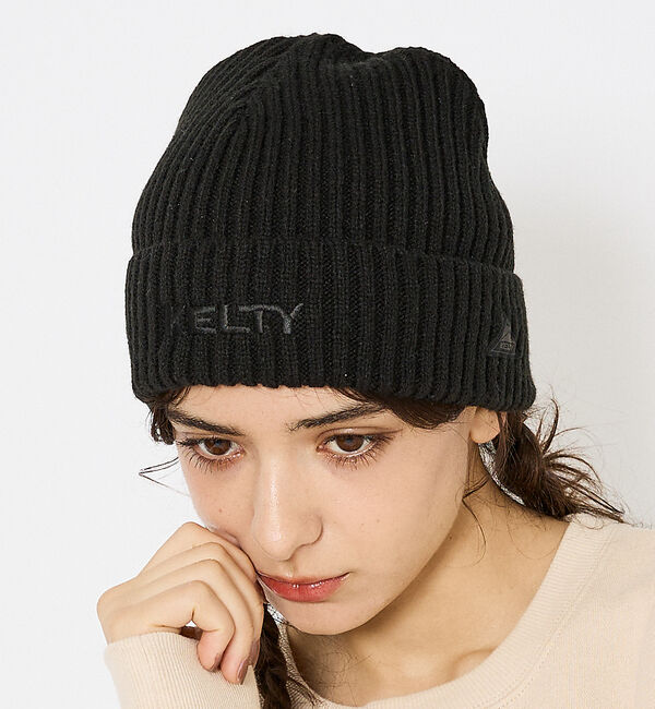 ABAHOUSE「【KELTY / ケルティ】Embroidery Logo Knit Cap /」|その他|ブラック