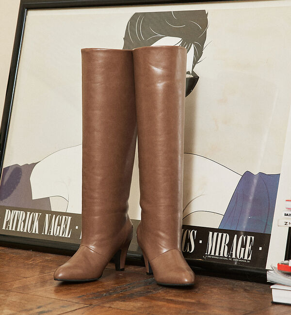 AU BANNISTER「【LAROUTE】ルーズロングブーツ」|ショートブーツ|