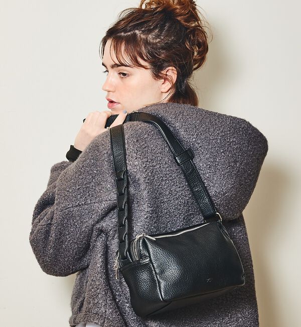 LOWELL things「【再入荷】Frec/Wファスナースクエアショルダー」|ショルダー・メッセンジャー|