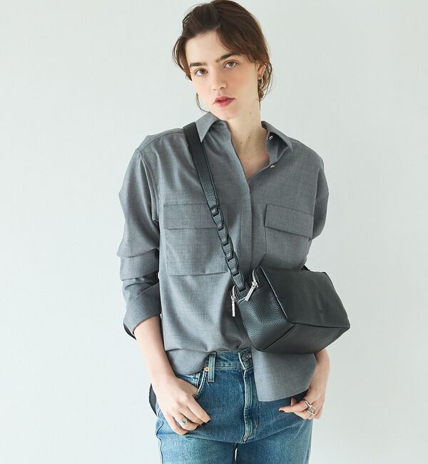 LOWELL things「【再入荷】Frec/Wファスナースクエアショルダー」|ショルダー・メッセンジャー|