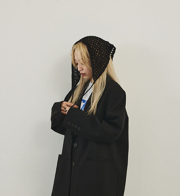 NOMINE「【Stuart Austin】透かし編み クロシェニット スカーフ」|バンダナ・スカーフ|