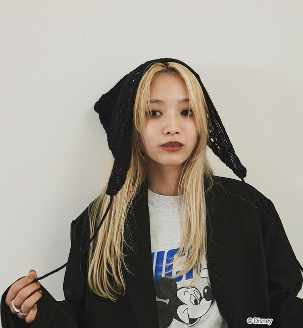 NOMINE「【Stuart Austin】透かし編み クロシェニット スカーフ」|バンダナ・スカーフ|