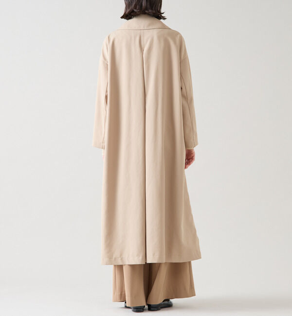 TIARA「ダブルブレストワイドコート」|トレンチコート|