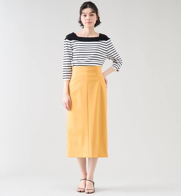 TIARA「デザインボートネックニット」|ニット・セーター|