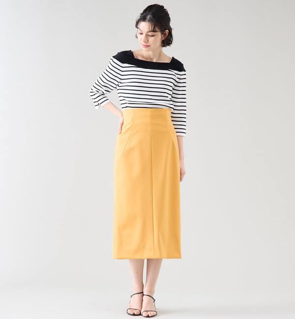 TIARA「デザインボートネックニット」|ニット・セーター|