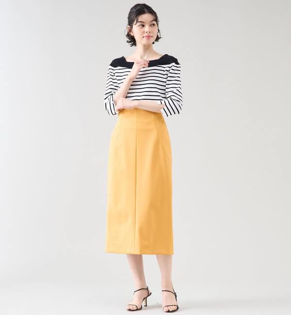 TIARA「デザインボートネックニット」|ニット・セーター|