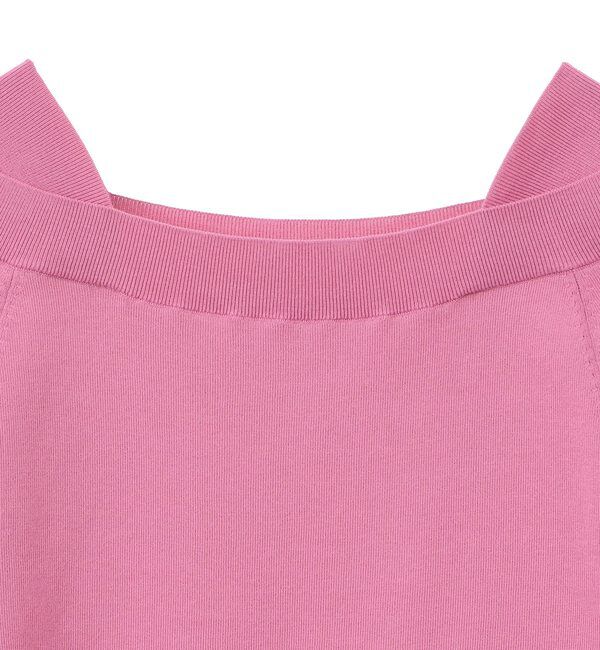 TIARA「デザインボートネックニット」|ニット・セーター|