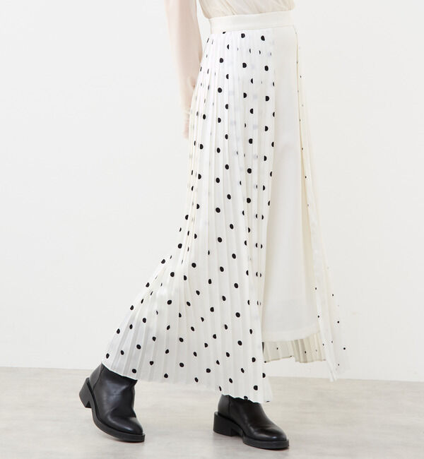 Soffitto「ドットプリーツスカート」|スカート|