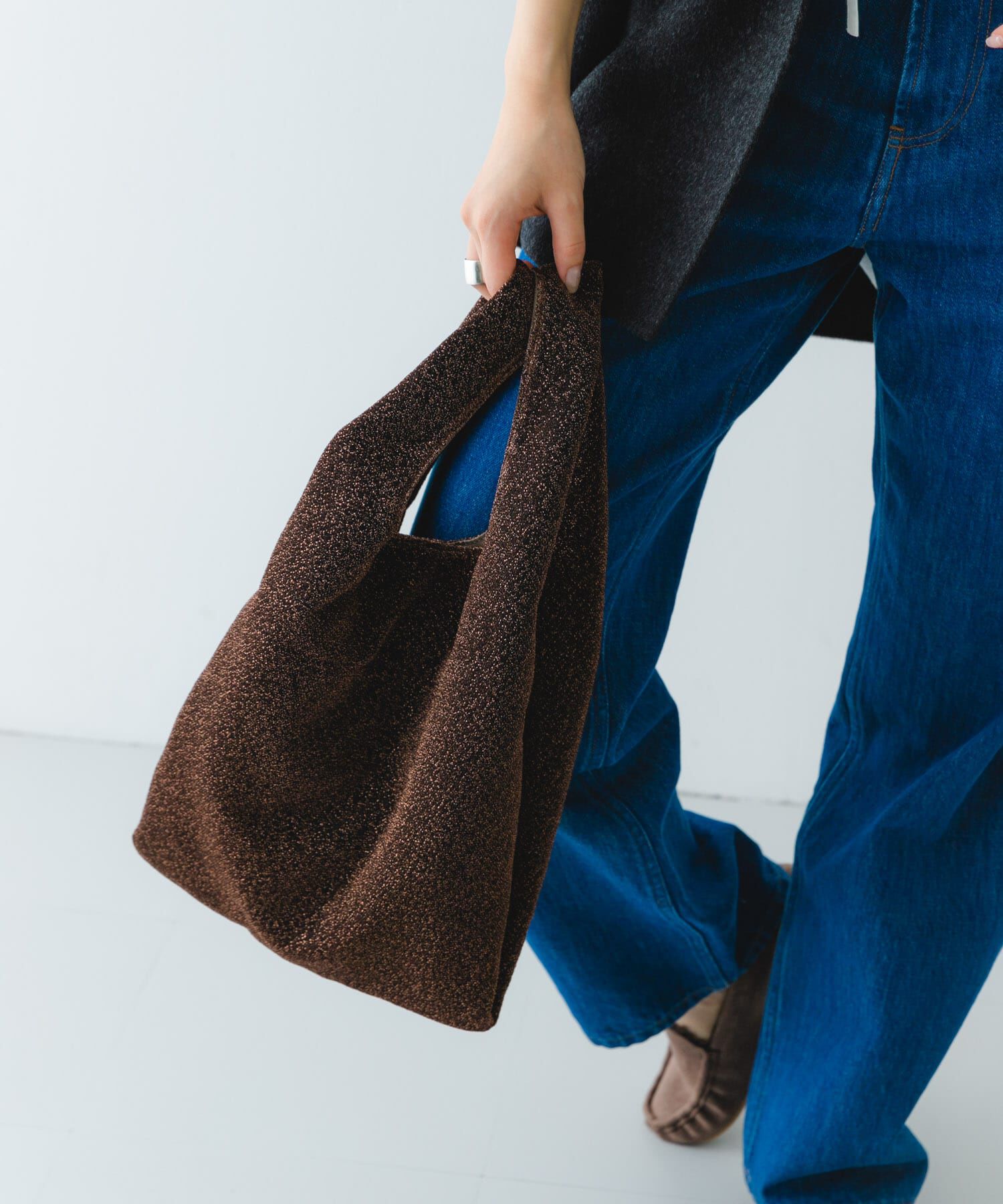 RODE SKO「グリッターラメショッパー」|トートバッグ|