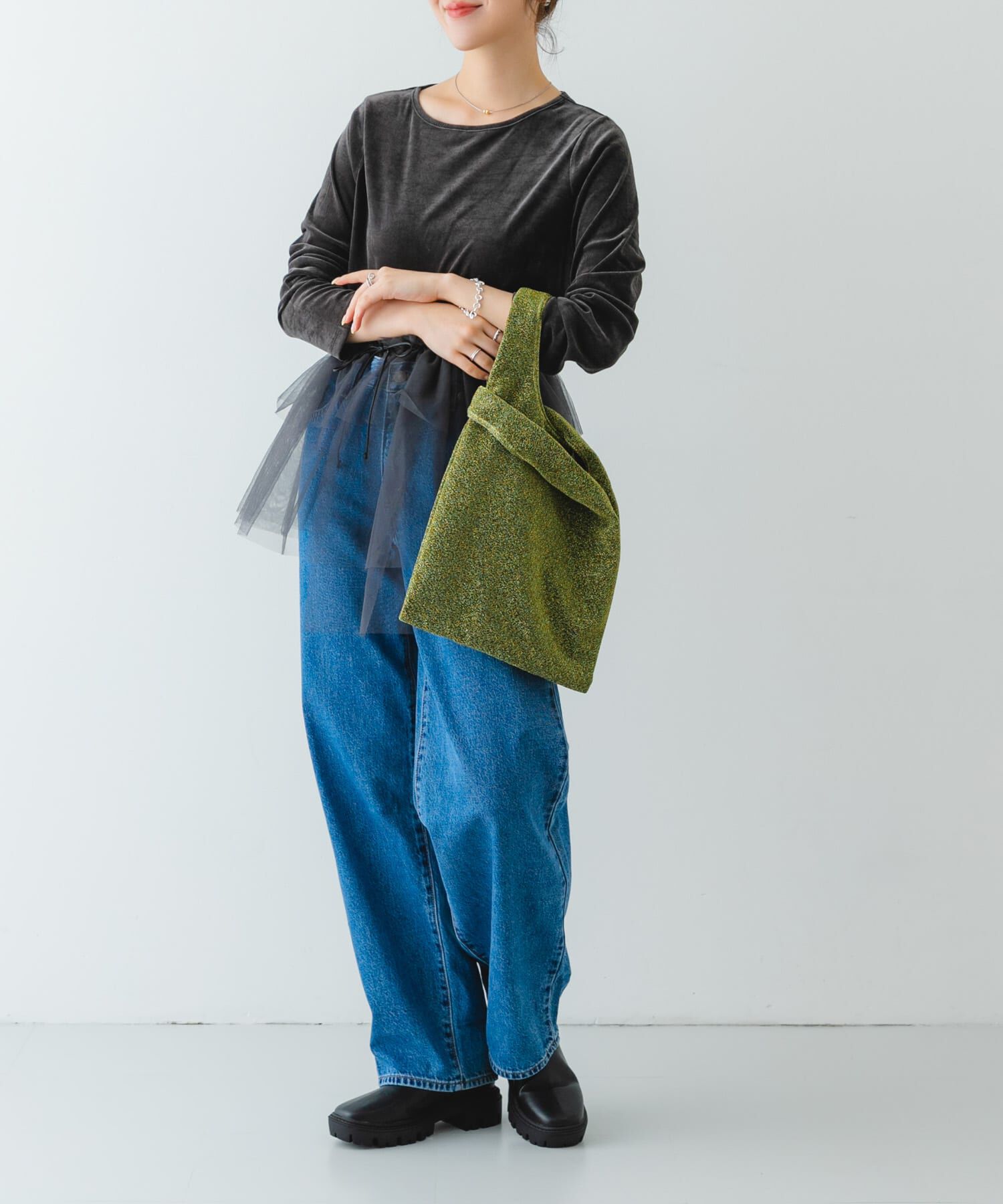 RODE SKO「グリッターラメショッパー」|トートバッグ|