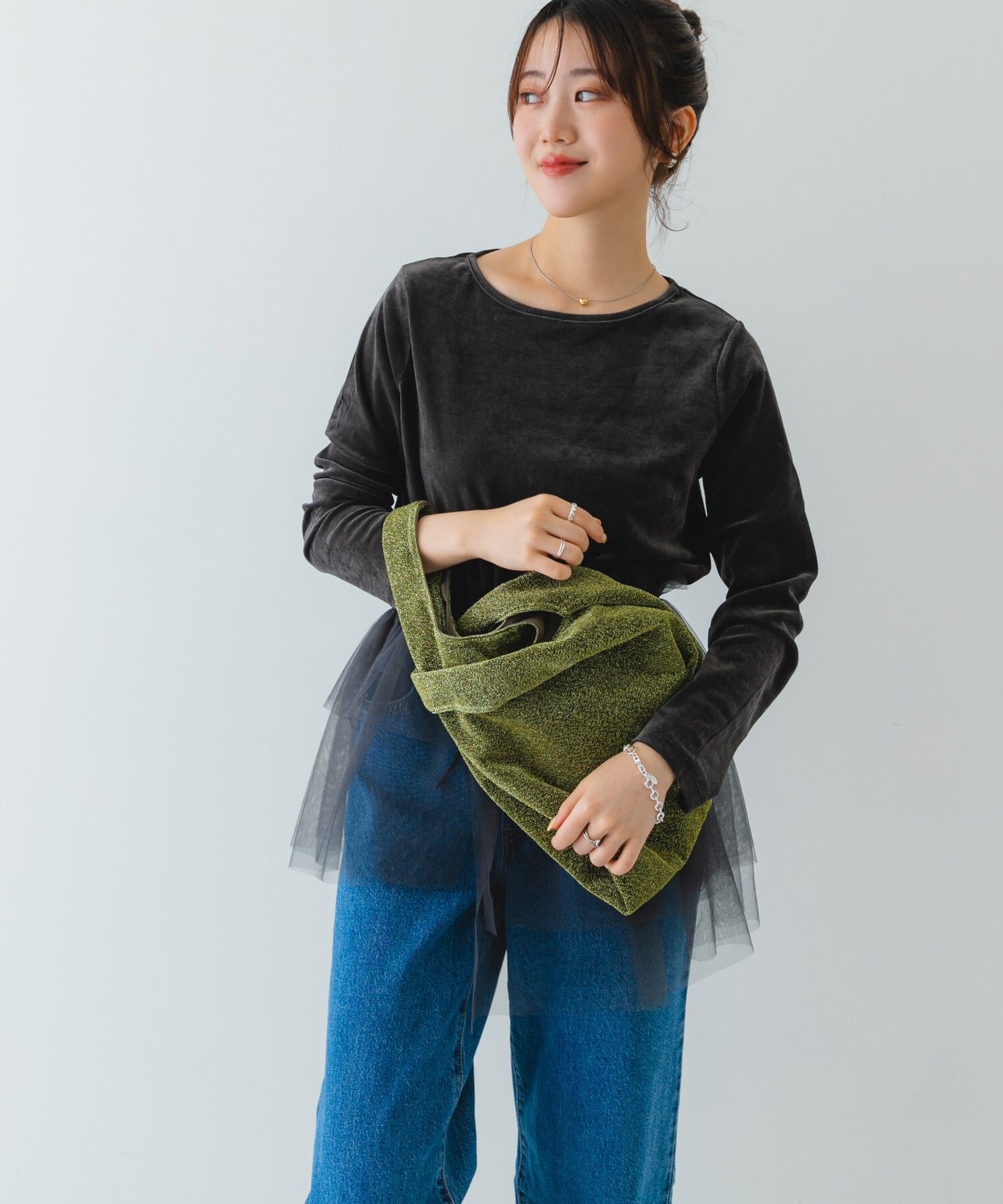 RODE SKO「グリッターラメショッパー」|トートバッグ|