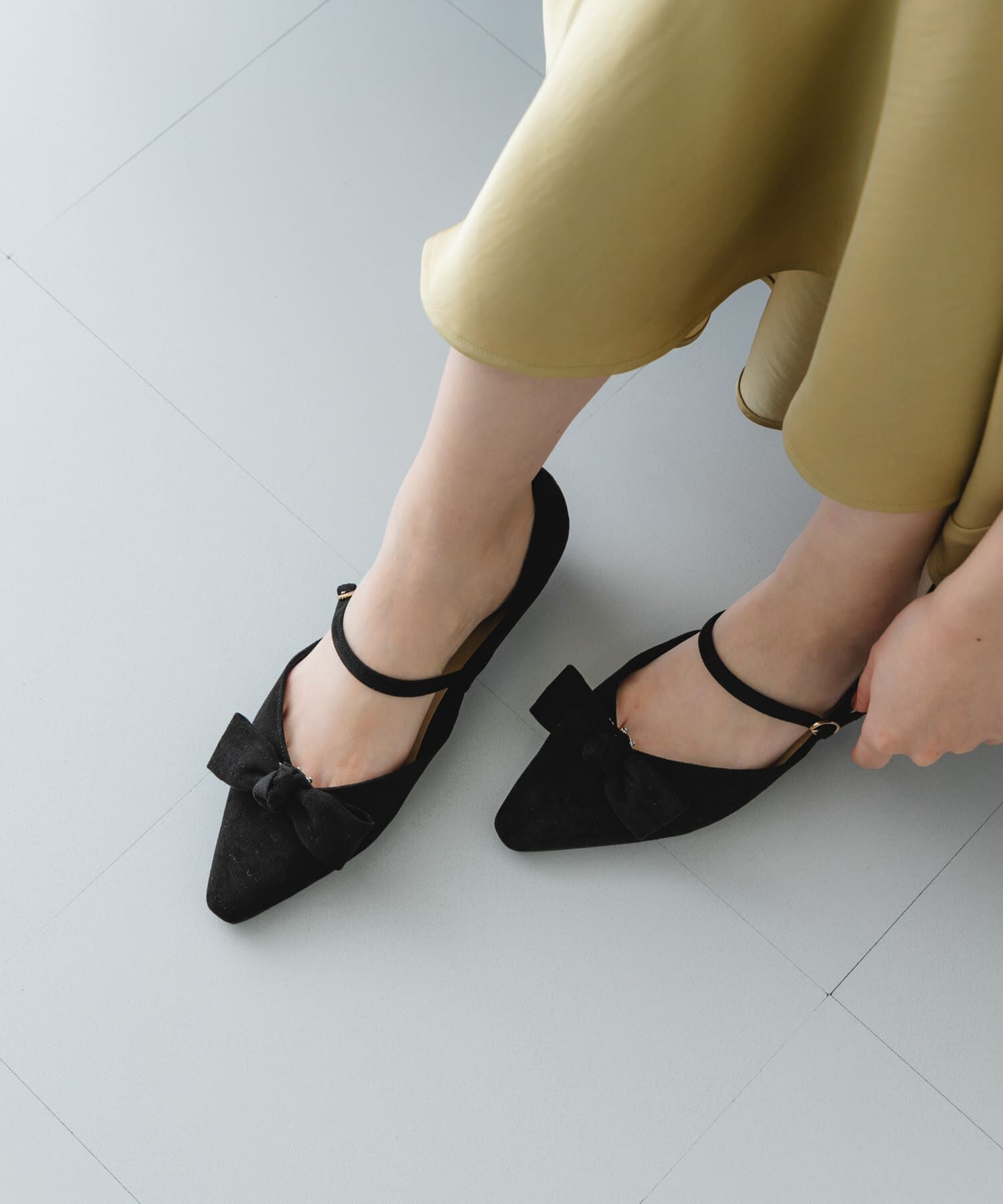 RODE SKO「『WEB/一部店舗限定カラー』『MADE IN JAPAN』マルチWAYリボンパンプス」|パンプス|