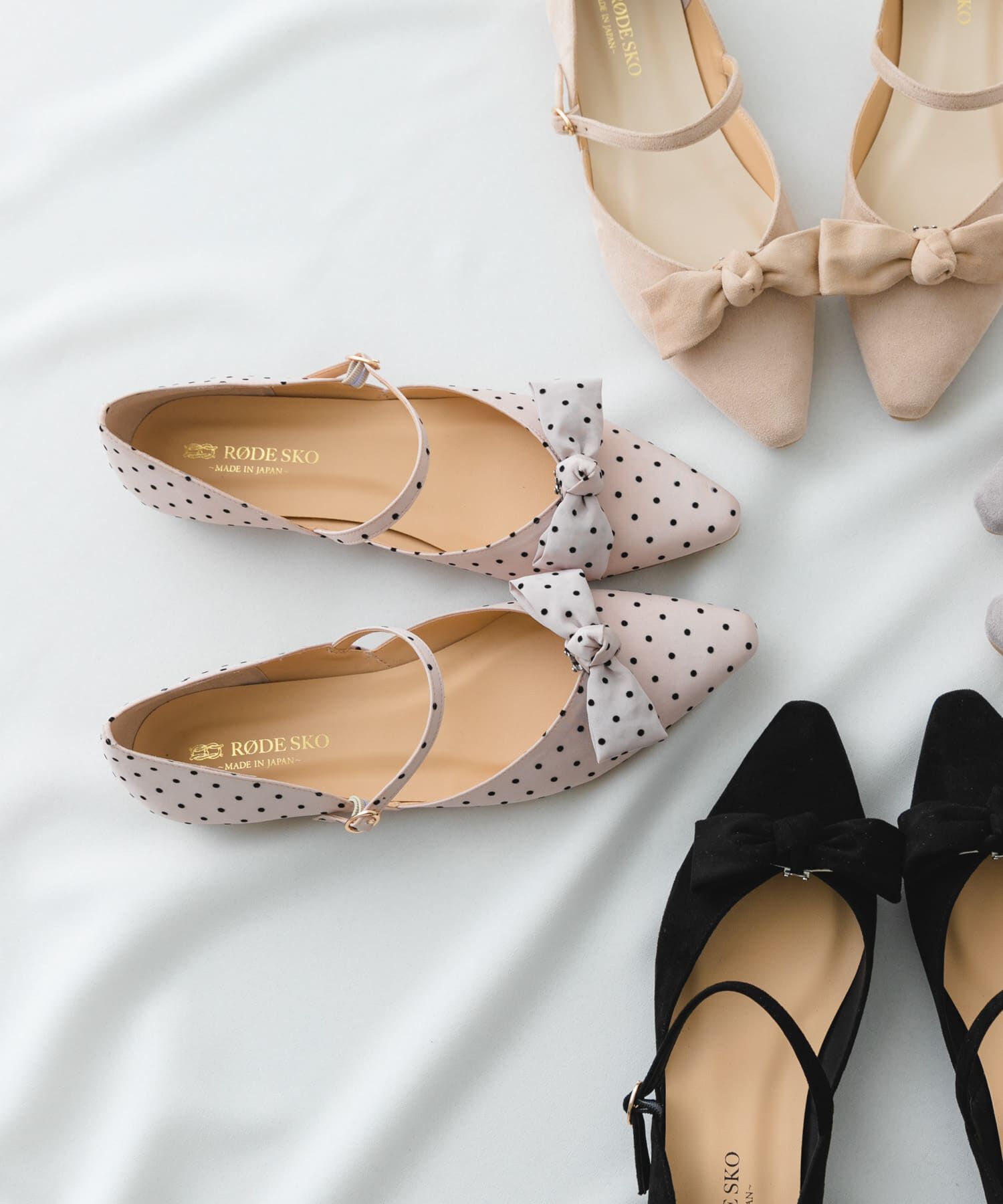RODE SKO「『WEB/一部店舗限定カラー』『MADE IN JAPAN』マルチWAYリボンパンプス」|パンプス|