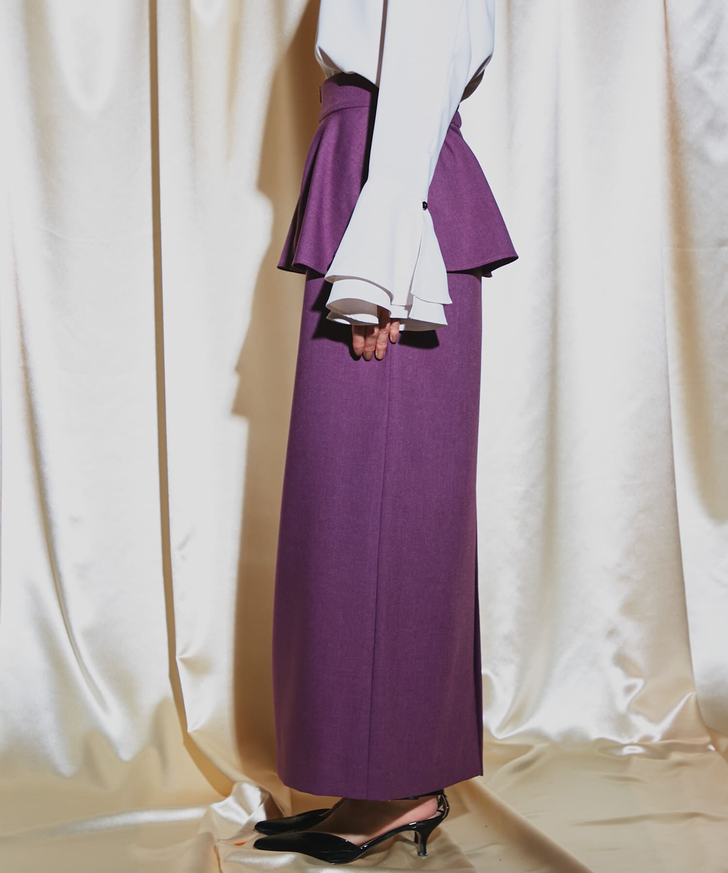 URBAN RESEARCH ROSSO「ペプラムデザインスカート」|スカート|