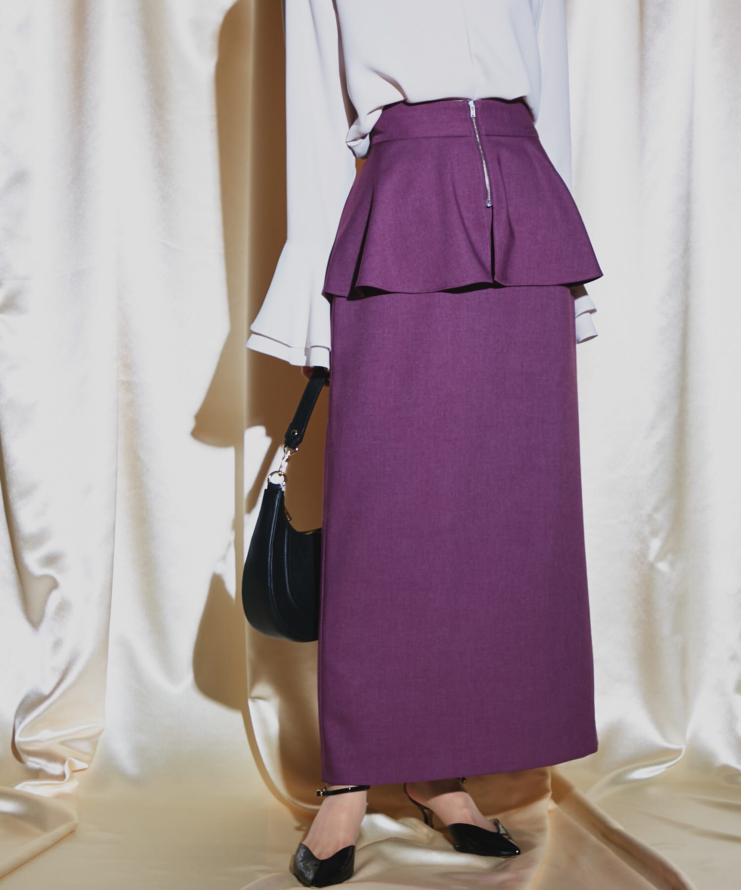 URBAN RESEARCH ROSSO「ペプラムデザインスカート」|スカート|