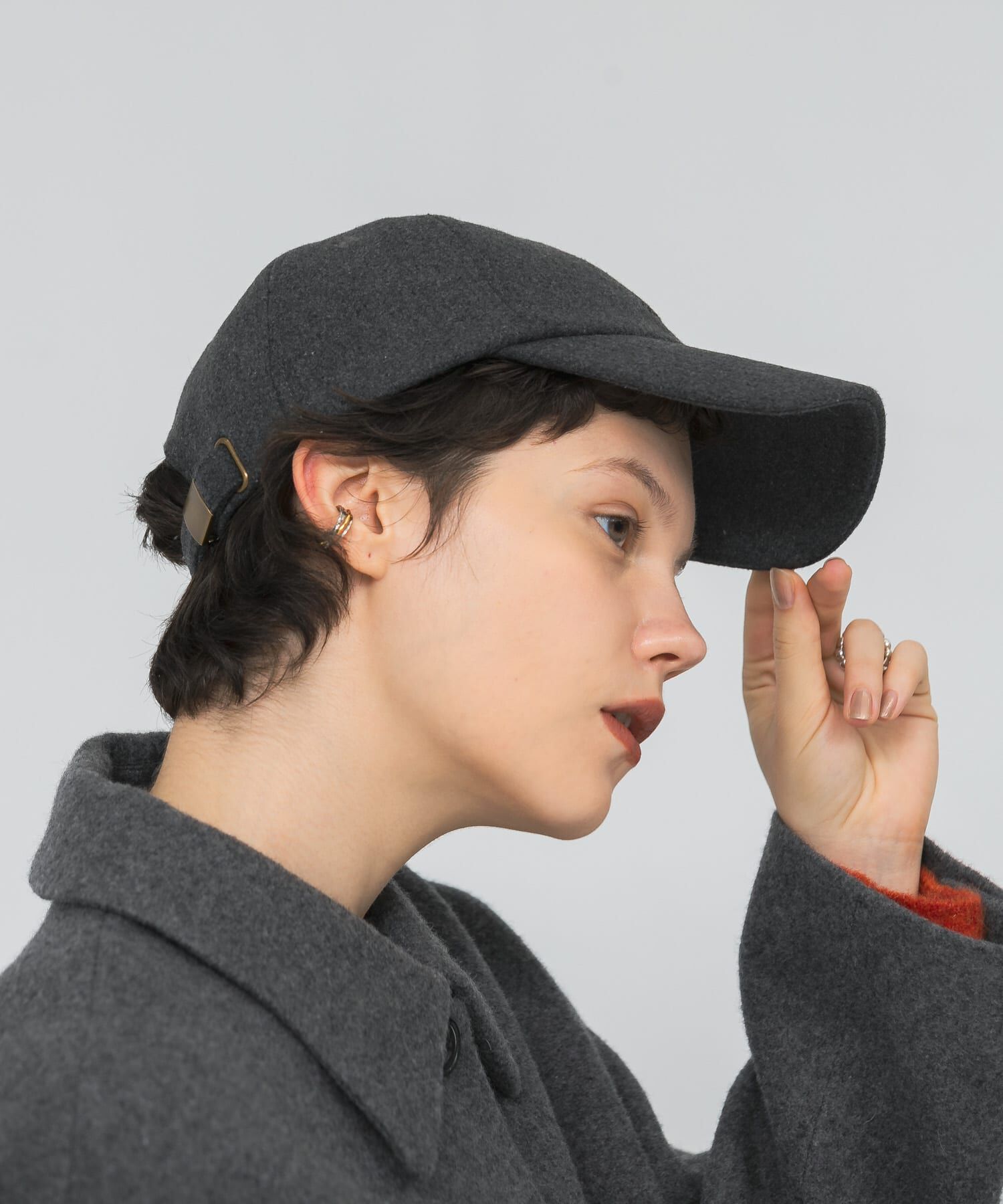 URBAN RESEARCH「メルトンロゴキャップ」|キャップ・キャスケット|