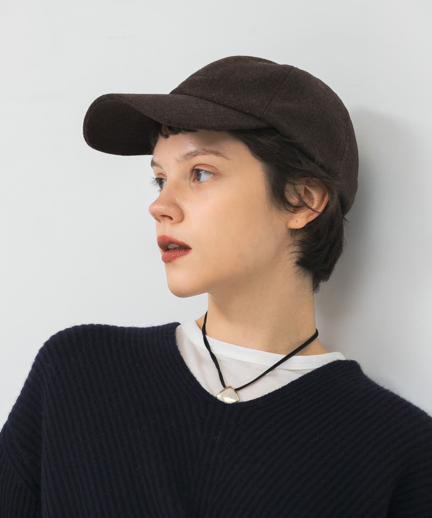 URBAN RESEARCH「メルトンロゴキャップ」|キャップ・キャスケット|