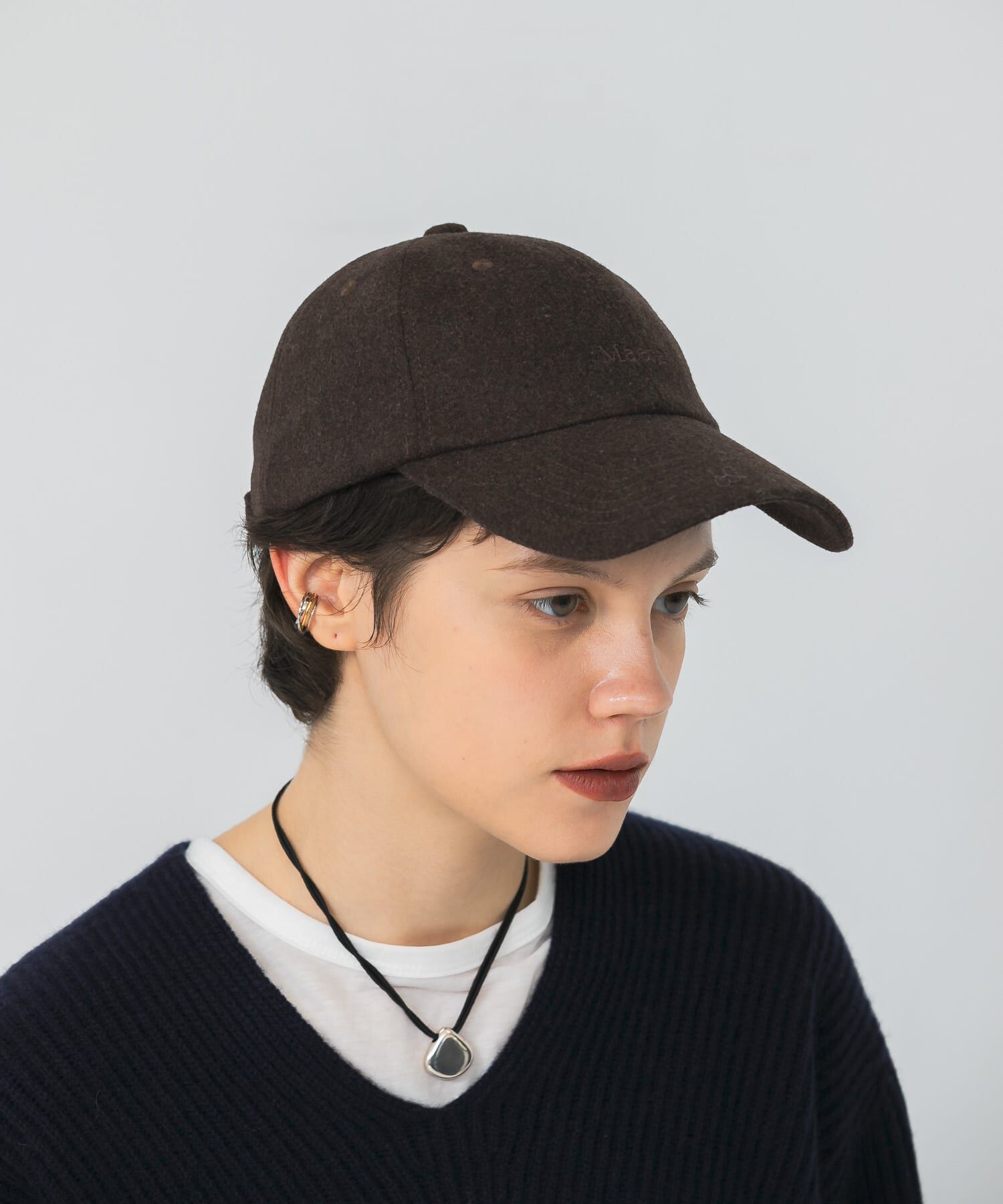 URBAN RESEARCH「メルトンロゴキャップ」|キャップ・キャスケット|