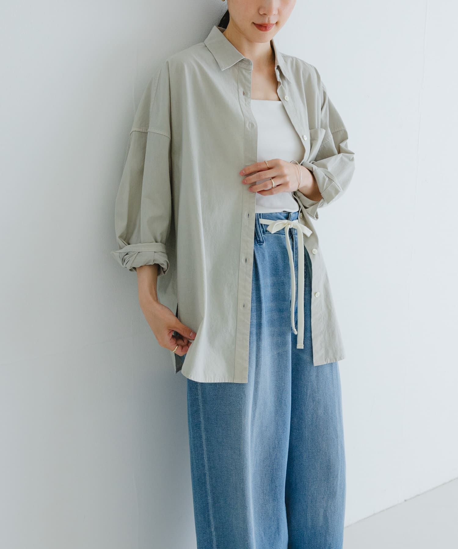 URBAN RESEARCH「new basic　ガーメントダイオーバーシャツ」|シャツ・ブラウス|