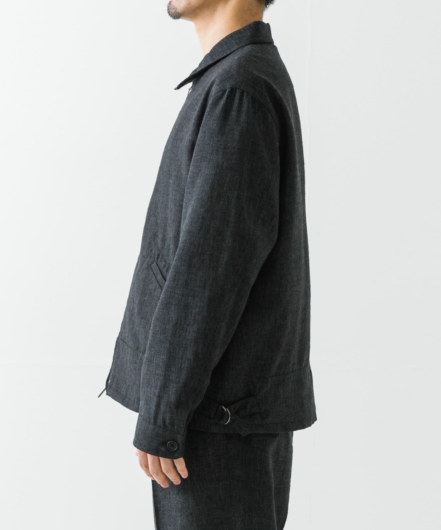 URBAN RESEARCH「LINEN PIN HEAD SPORTS JACKET」|ブルゾン・スタジャン|