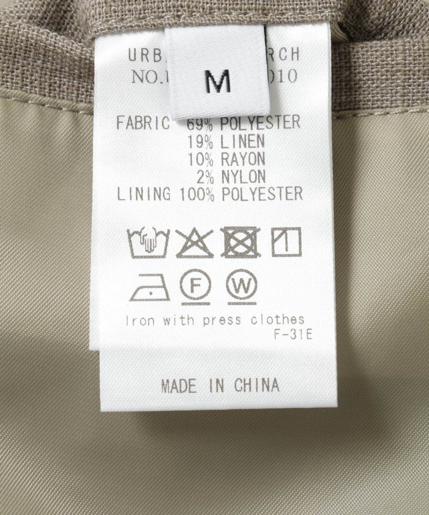 URBAN RESEARCH「LINEN PIN HEAD SPORTS JACKET」|ブルゾン・スタジャン|