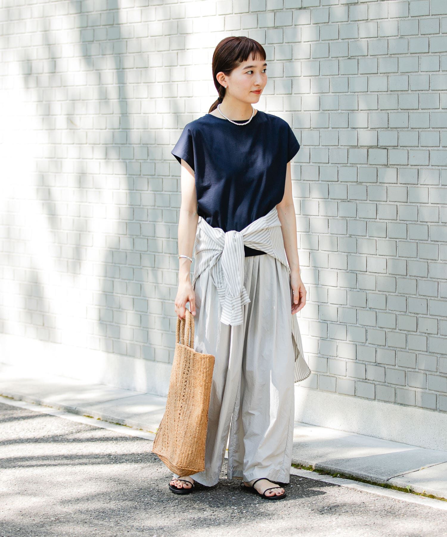 URBAN RESEARCH「スーピマコットンボートネックカットソー」|Tシャツ・カットソー|