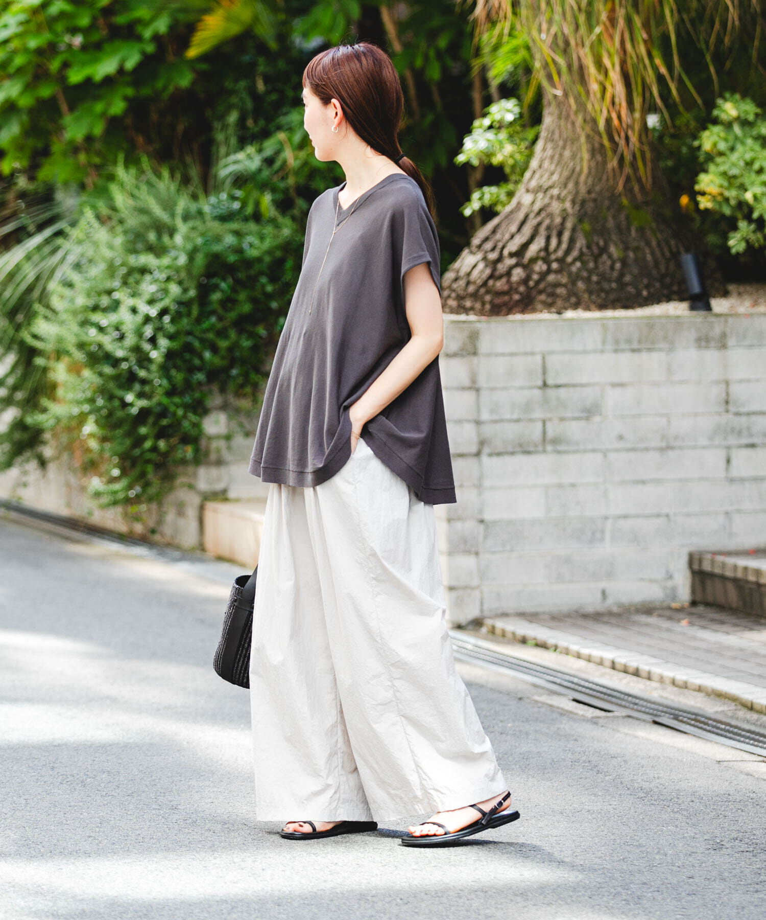 URBAN RESEARCH「『UVカット』2WAYフレンチスリーブニット」|ニット・セーター|