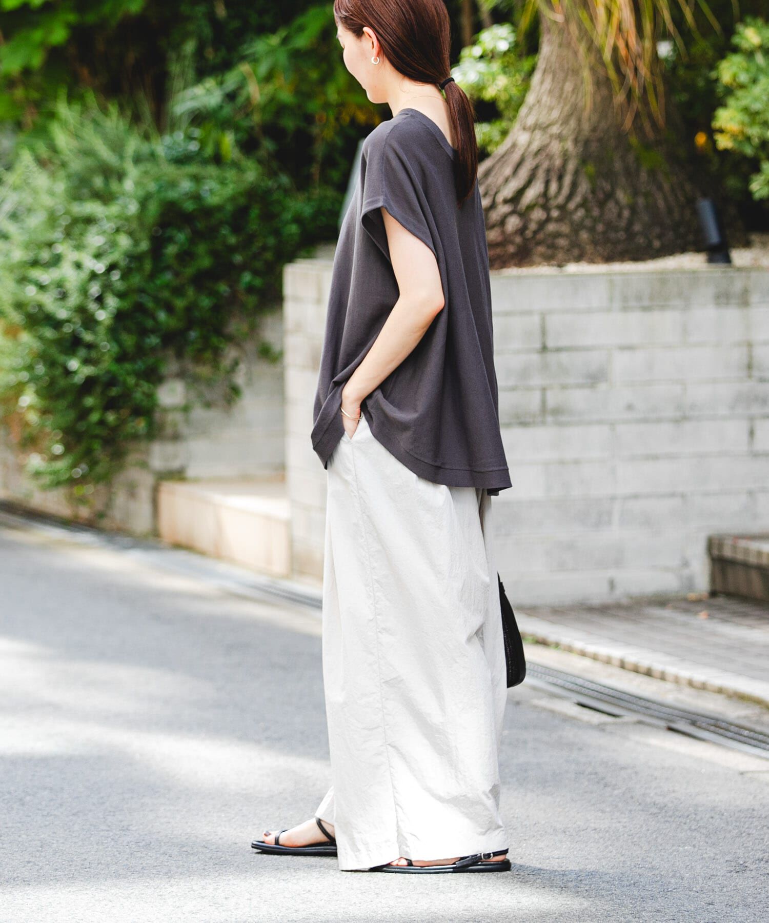 URBAN RESEARCH「『UVカット』2WAYフレンチスリーブニット」|ニット・セーター|