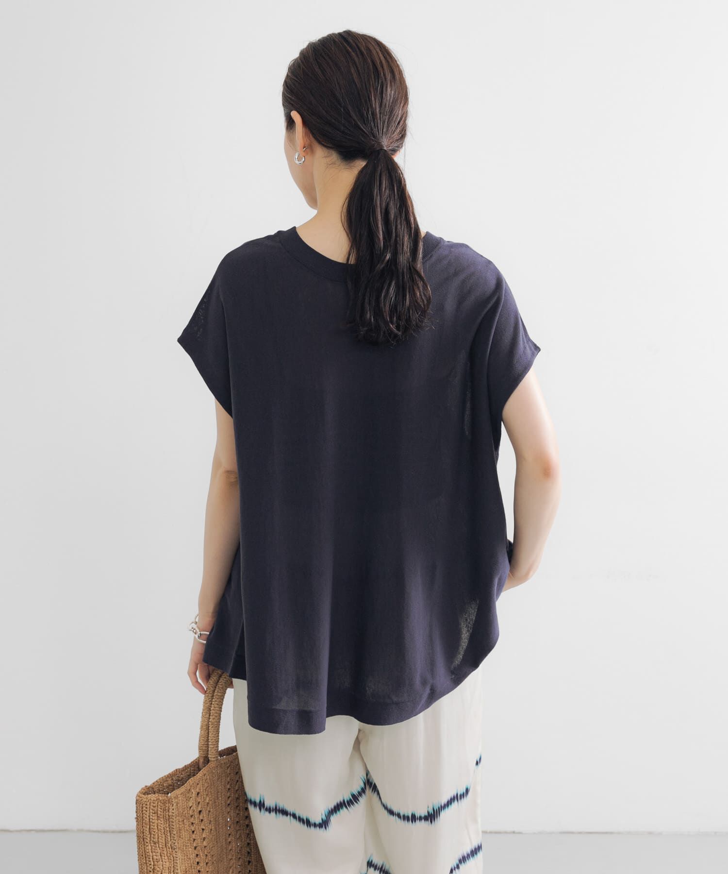 URBAN RESEARCH「『UVカット』2WAYフレンチスリーブニット」|ニット・セーター|