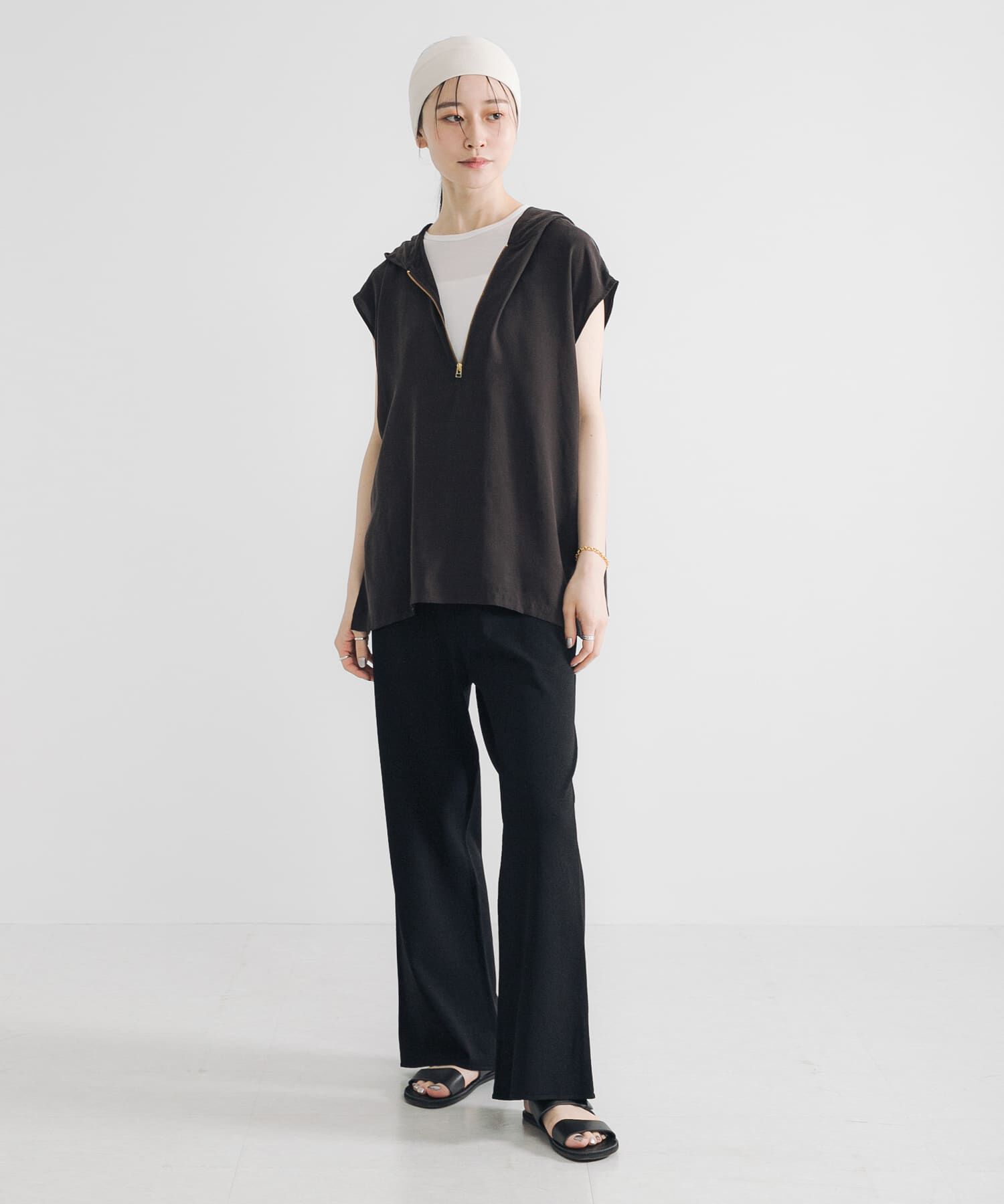 URBAN RESEARCH「キュプラレーヨンフーディトップス」|Tシャツ・カットソー|